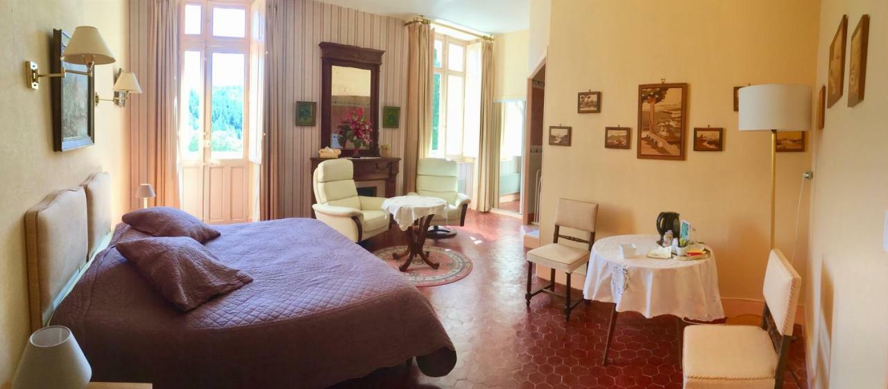 Chateau Du Mazel Bed & Breakfast Alzon Luaran gambar